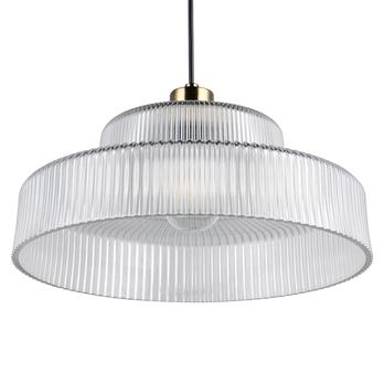 Závesné svietidlo ABELLA zlatá/priesvitná 2