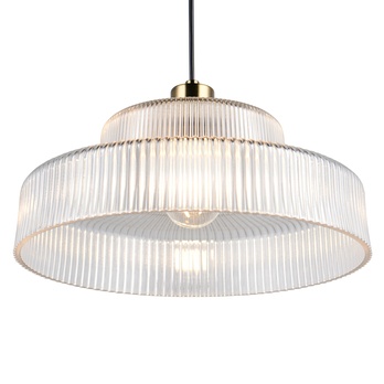 Závesné svietidlo ABELLA zlatá/priesvitná 3