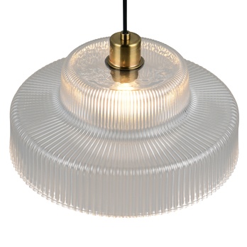 Závesné svietidlo ABELLA zlatá/priesvitná 5