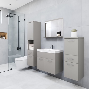 Kúpeľňová zostava ABIHA sivá 1