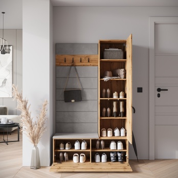 Predsieňová zostava ABRA dub wotan 2