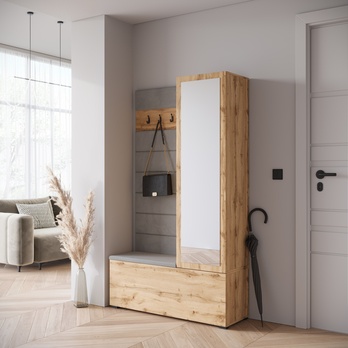 Predsieňová zostava ABRA dub wotan 3