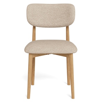 Jedálenská stolička ABSALON béžová/matný dub 2