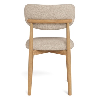 Jedálenská stolička ABSALON béžová/matný dub 3