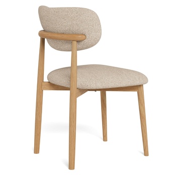 Jedálenská stolička ABSALON béžová/matný dub 5