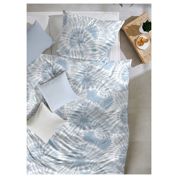 Posteľná bielizeň ABSTRACT modrá, 70x90 a 140x200 cm 2