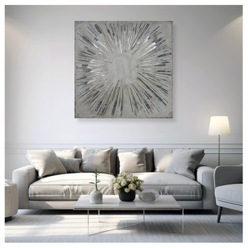 Obraz ABSTRACTION III 100x100 cm, viacfarebná 1