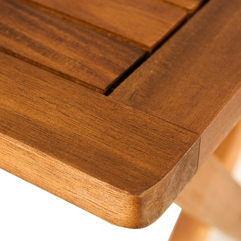 Záhradný prístavný stolík ACACIA hnedá 5