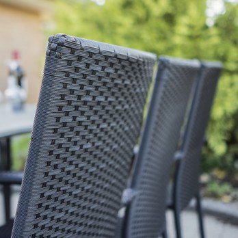 Záhradná stolička ACAPULCO čierna 6
