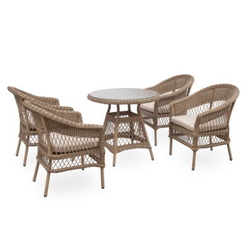 Záhradná zostava ADALEE béžová/krémová 2