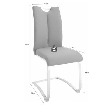 Jedálenská stolička ADALYN 1 hnedá 6