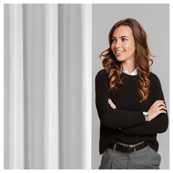 Záves ADARI biela, 140x250 cm 9