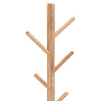 Stojanový vešiak ADDAE čierna/prírodná 1