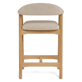 Barová stolička ADDI piesková/kaučukové drevo 3