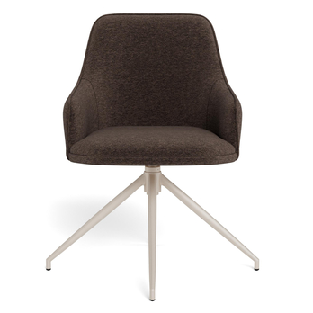 Jedálenská stolička ADIA hnedá/sivá 1