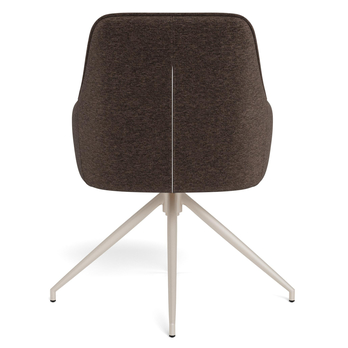 Jedálenská stolička ADIA hnedá/sivá 2