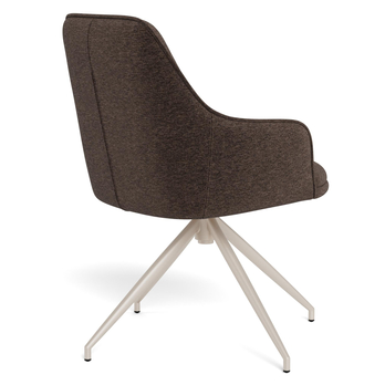 Jedálenská stolička ADIA hnedá/sivá 3