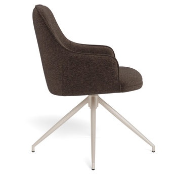 Jedálenská stolička ADIA hnedá/sivá 4