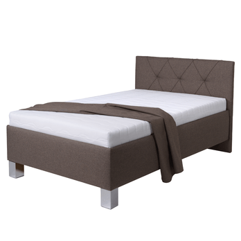 Posteľ s matracom AFRODITE hnedá, 140x200 cm 1