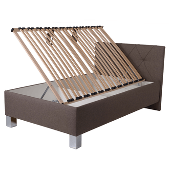 Posteľ s matracom AFRODITE hnedá, 140x200 cm 3