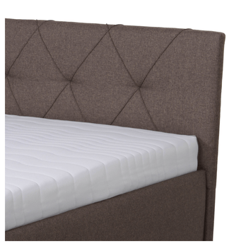 Posteľ s matracom AFRODITE hnedá, 140x200 cm 5