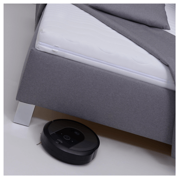 Posteľ s bočným čelom a matracom AFRODITE sivá, 90x200 cm 4