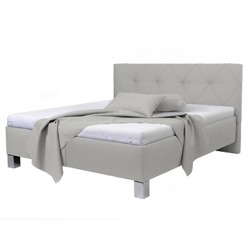 Posteľ s matracom AFRODITE krémová, 160x200 cm 2