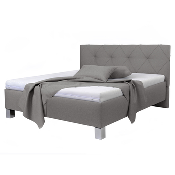 Posteľ s matracom AFRODITE sivohnedá, 160x200 cm 2