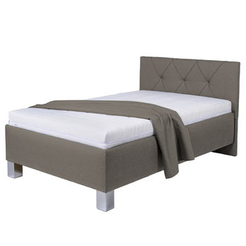 Posteľ s matracom AFRODITE sivohnedá, 140x200 cm 3