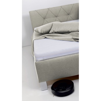 Posteľ s bočným čelom a matracom AFRODITE krémová, 90x200 cm 4