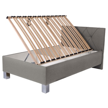 Posteľ s matracom AFRODITE sivohnedá, 120x200 cm 1