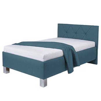 Posteľ s matracom AFRODITE petrolejová, 90x200 cm 2