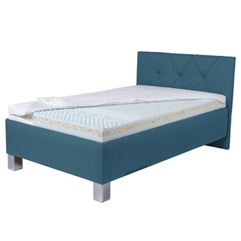 Posteľ s matracom AFRODITE petrolejová, 90x200 cm 3