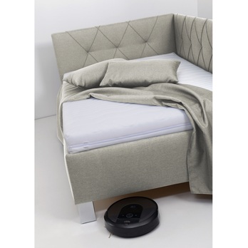 Rohová posteľ s matracom AFRODITE krémová, 140x200 cm 4