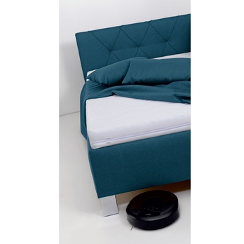 Posteľ s bočným čelom a matracom AFRODITE petrolejová, 140x200 cm 4