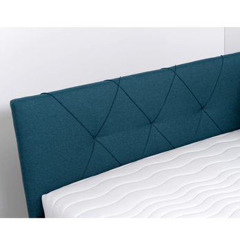 Posteľ s bočným čelom a matracom AFRODITE petrolejová, 140x200 cm 5