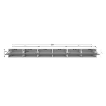 TV komoda AGATHE 300 dub gaštan 4