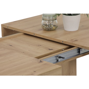 Jedálenský stôl AGNES dub artisan/čierna 4