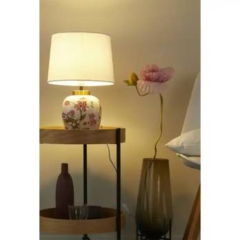 Stolná lampa AGNESA W biela 1