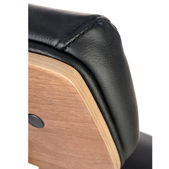 Kancelárska stolička AGNOZAU orech/čierna 7