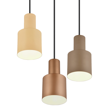 Závesné svietidlo AGUDO 3 hnedá/čierna 2