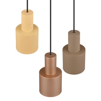 Závesné svietidlo AGUDO 3 hnedá/čierna 3