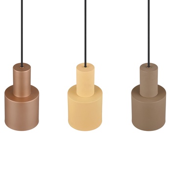 Závesné svietidlo AGUDO 4 hnedá/čierna 4