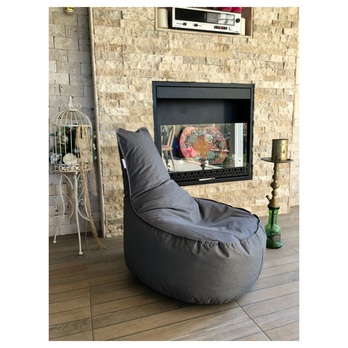 Outdoor sedací vak AKTIF sivá 2