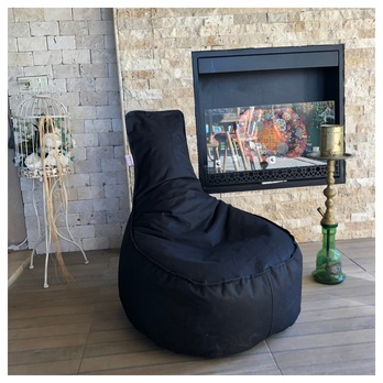 Outdoor sedací vak AKTIF čierna 2