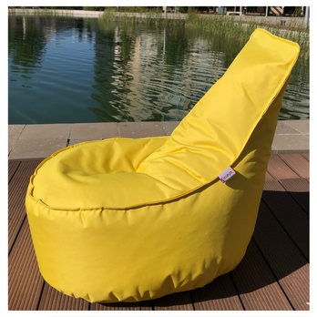 Outdoor sedací vak AKTIF žltá 2