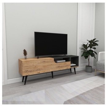 TV komoda ALBA borovica atlantic/antracitová 1