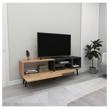 TV komoda ALBA borovica atlantic/antracitová 2