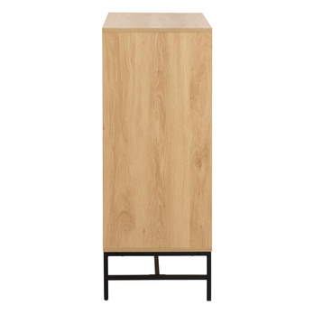 Komoda ALBANY 100 dub/matná čierna 3