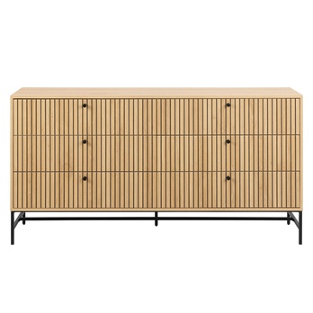 Komoda ALBANY 158 dub/matná čierna 2